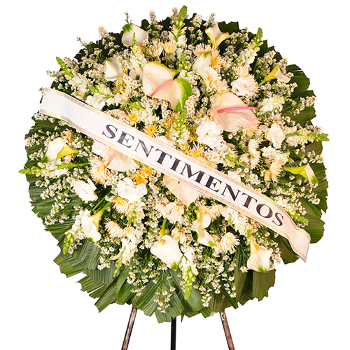 Premium Safira Sympathy Flower Wreath