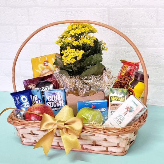 Fruits & Flowers Breakfast Basket