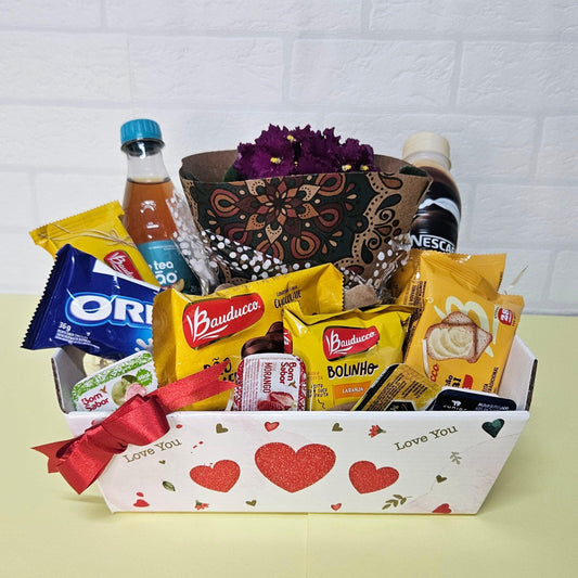 Violet Garden Breakfast Basket