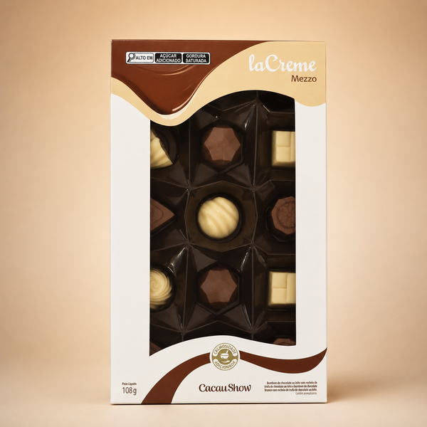 Cacau Show LaCreme Mezzo, 108 g
