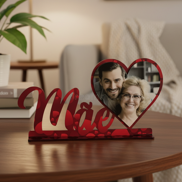 Heart Photo Frame for Mom — Your Photo Printed