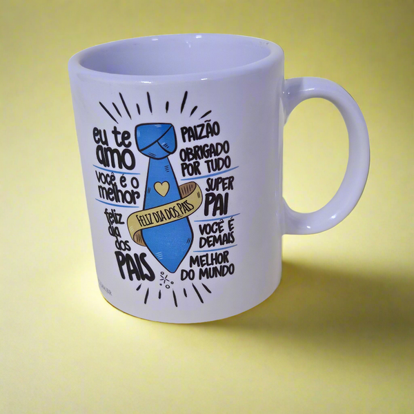 "Eu Te Amo Paizão" Porcelain Mug (I Love You, Dad)