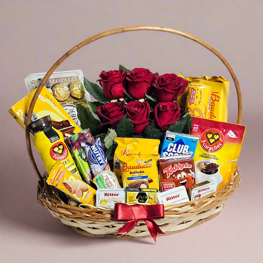 Sweetheart Breakfast Basket with Chocolates