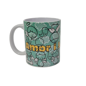 Mug en porcelaine « Amor I Love You »