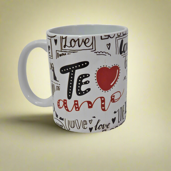 "Te Amo" Porcelain Mug (I Love You)