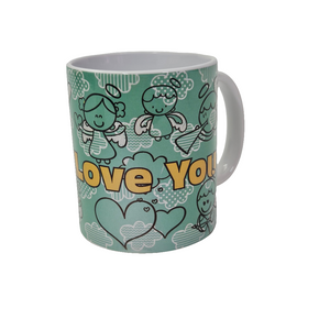 Mug en porcelaine « Amor I Love You »