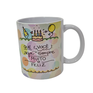 Mug « Parabéns pelo teu Aniversário » (Joyeux anniversaire)