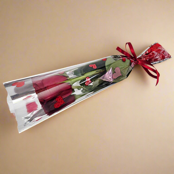 Rose Bud, Gift-Wrapped