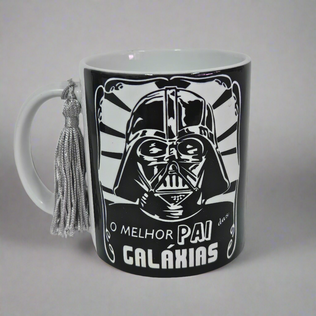 "O Melhor Pai das Galáxias" Mug (Best Dad in the Galaxy)