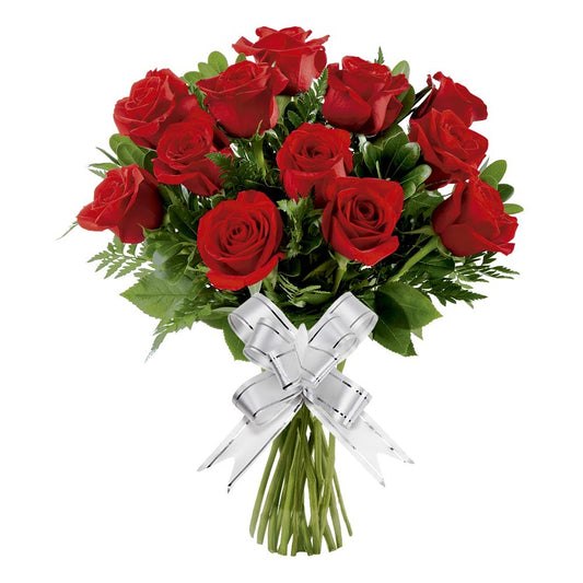 Classic Bouquet of 12 Red Roses