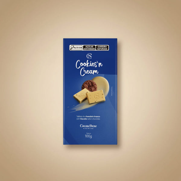 Cookies'n Cream Chocolate Bar, 100 g