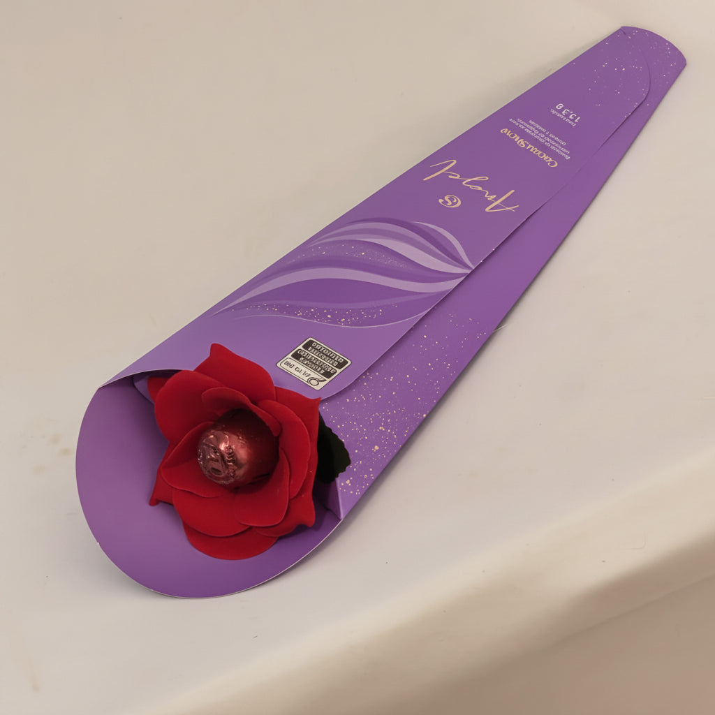 Bonbon Cacau Show avec rose, 13 g