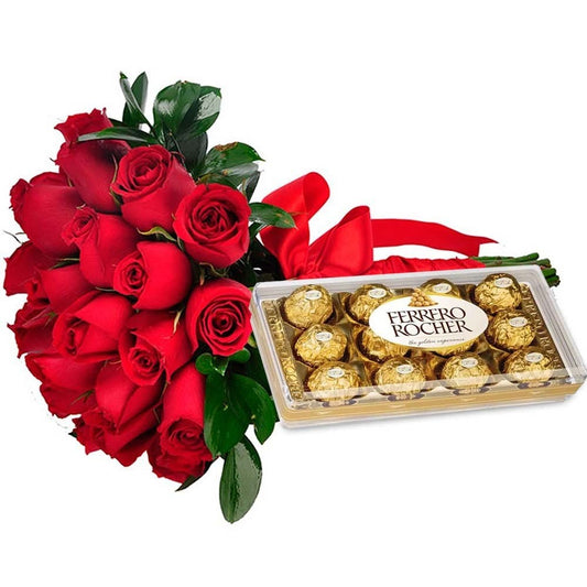Sweet Love — Roses with Chocolate